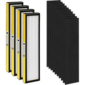 FLT5000 Filter C HEPA Carbon 4 Pack for GermGuardian AC5000 AC5250PT AC5350